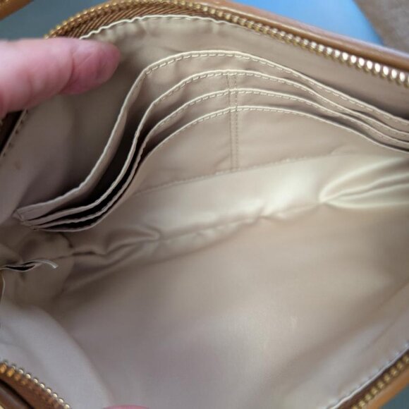 Coach Brown Leather Wristlet Mini Bag - Picture 2 of 4